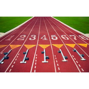 Athletics track by  tableatny  on Flickr