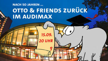 Otto Waalkes, Udo Lindenberg and Friends on the Universität Hamburg Stage