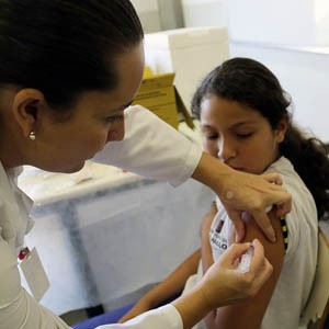 HPV Vaccination in Sao Paulo Brazil March 2014 (credit: World Health Organisatio