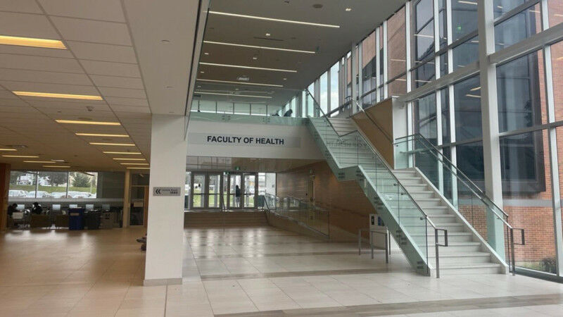 EXP foyer in the Faculty of Health