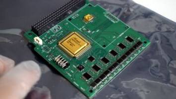 Putting everyday computer parts to space radiation test