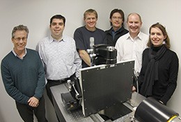 From left to right: Associate   Christoph Arns,   Mark Knackstedt, Dr Victor Pan