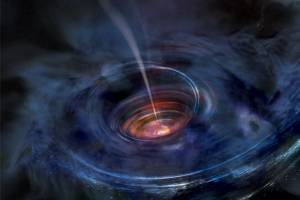 Scientists identify a black hole choking on stardust