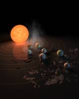 Seven terrestrial exoplanets around a nearby star
