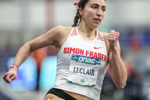 SFU sprinter Marie-Éloïse Leclair named GNAC female athlete of the year for 2024