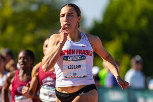 SFU sprinter Marie-Éloïse Leclair punches ticket to Summer Olympics