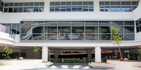 The future of energy-efficient construction: exterior view of the 