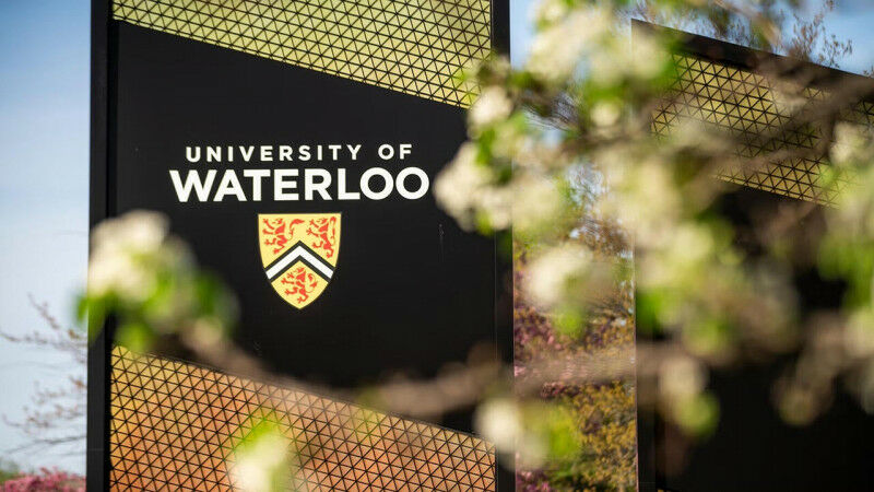 University of Waterloo sign