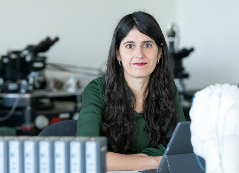 Esther Rodriguez-Villegas directs the Wearable Technologies Lab in the Departmen