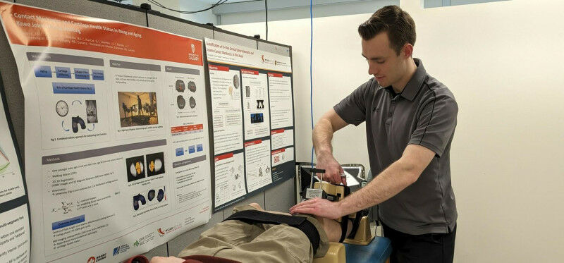 PhD candidate Donald Golden, whose research is supported by SPARC funds, perform