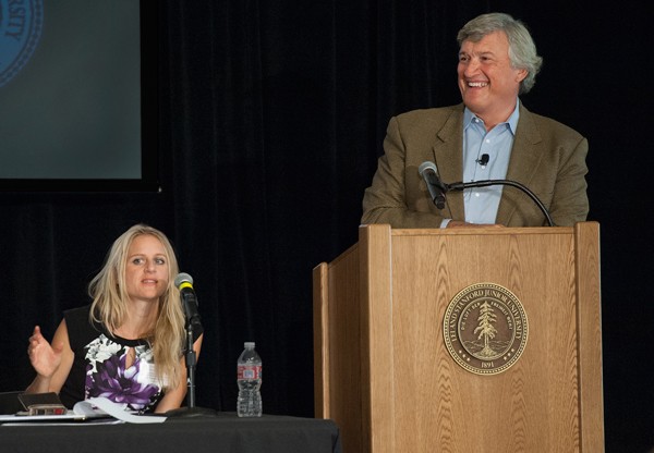 James Doty, right, director of Stanford&rsquo;s Center for Compassion and Altrui
