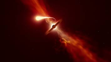 Star spotted being ripped apart by Black Hole