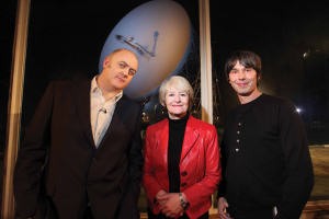 Nancy with Brian and Dara at Jodrell Bank