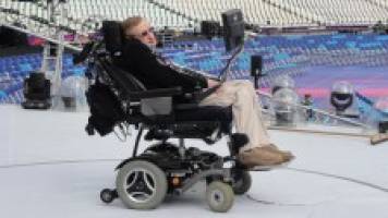 Stephen Hawking in Paralympics Opening Ceremony
