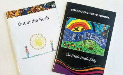 Student stories produced as part of Binung Ma Na Du are now used in classrooms.