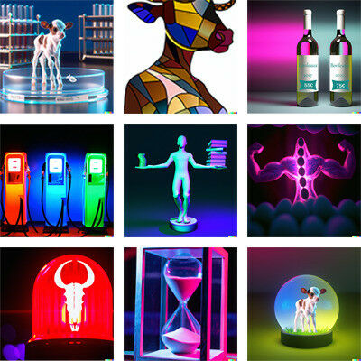 All pictures of the social media posts of the campaign, generated by an open-sou