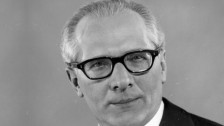 Erich Honecker, leader of the German Democratic Republic from 1971 until 1989. T