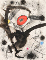 The work 'Character, birds' by Joan Mir� comes to UPF from the Collection of the Joan Mir� Foundation in Barcelona