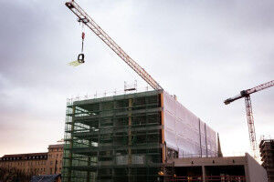 Topping-out ceremony for Leipzig University's new Global Hub