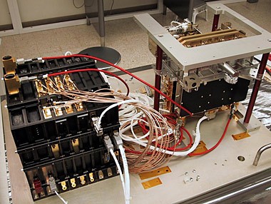 The far ultraviolet detector, built by Space Sciences Laboratory physicists, is 