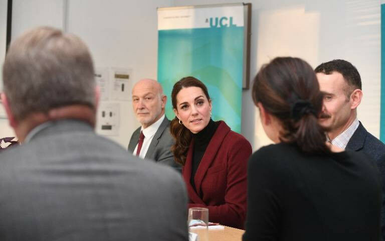 The Duchess of Cambridge at UCL - The Duchess of Cambridge meeting with UCL staf