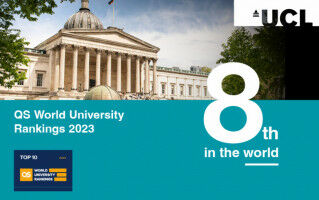 UCL ranked eighth best university globally for second year running