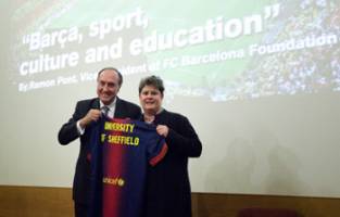 University joins forces with FC Barcelona and Sheffield United