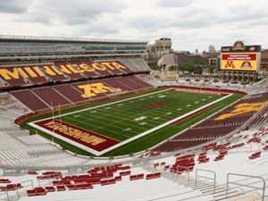 The University of Minnesota is willing to work with the Minnesota Vikings to use