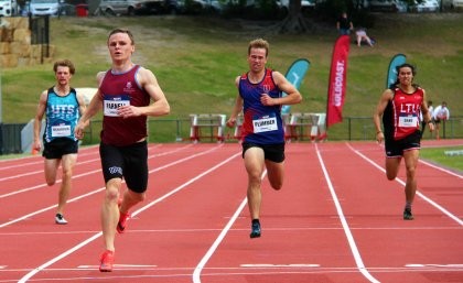 Team UQ captain Daniel Parnell competes in the Men&rsquo;s 400m
