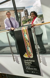 Chris Higgins and Duke University&rsquo;s Domonique Redmond