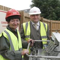 Vice-Chancellor on hand at West Road building site