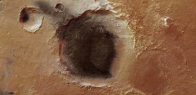 Volcanic ash deposits in Meridiani Planum