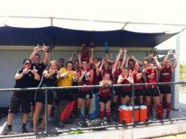 Wales shot stopper celebrates Euro hockey victory