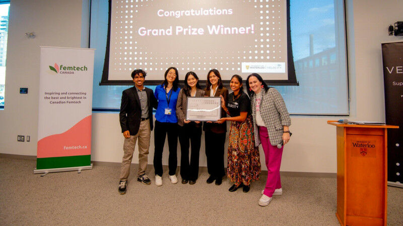 PeriGuard team receives grand prize from the FemTech Innovation Challenge and po