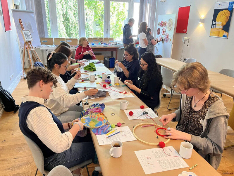 First workshop in the NeuVa Art Lab series © Universitätsklinikum Bonn (UKB) / K