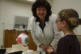 Dr Krisztina Valter of the Vision Centre at ANU.