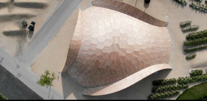 Wooden pavilion wins sustainability prize