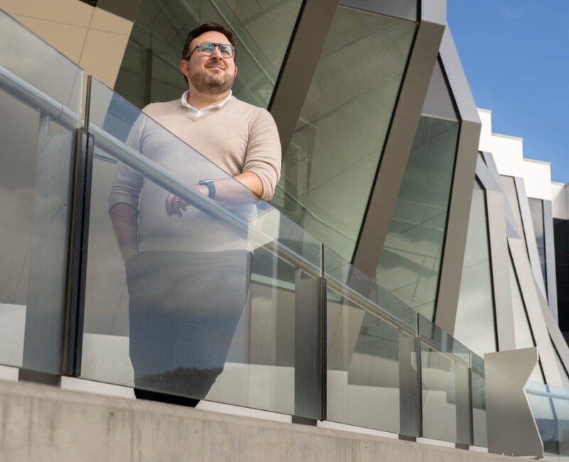 ANU Mark Polizzotto is at the ANU Campus and looking out at the horizon.